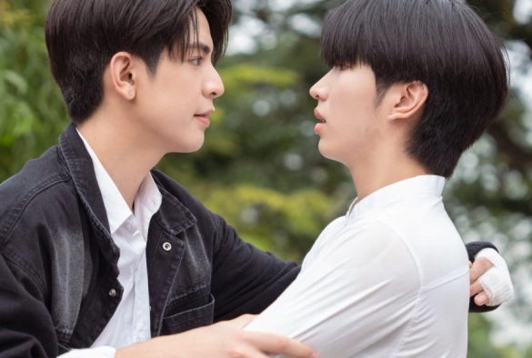 Кадр из дорамы Столкнуться лбами