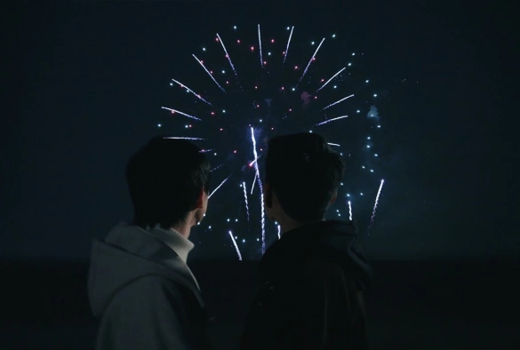 Кадр из дорамы Синий холст юных дней