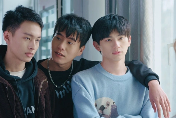 Кадр из дорамы Синий холст юных дней