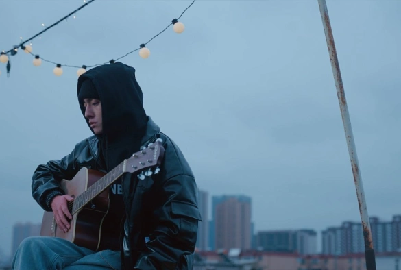 Кадр из дорамы Синий холст юных дней