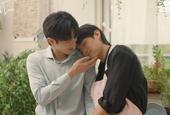 Кадр из дорамы Прилив любви