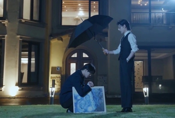 Кадр из дорамы Пленник Гу