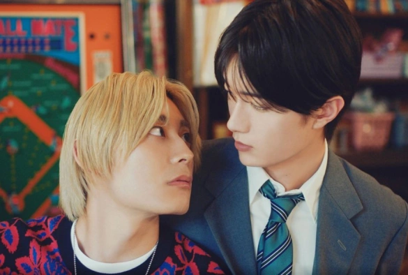 Кадр из дорамы Чистая любовь, давай!