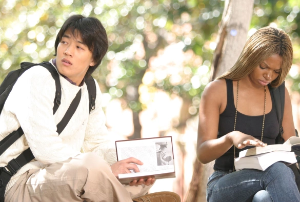 Кадр из дорамы История любви в Гарварде