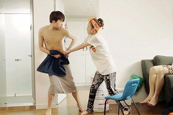 Кадр из дорамы Мы расстались