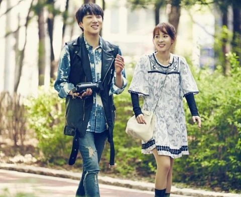 Кадр из дорамы Мы расстались