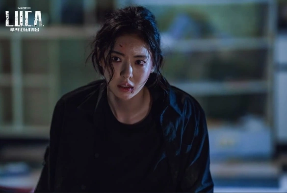 Кадр из дорамы Л.У.К.А.: Начало