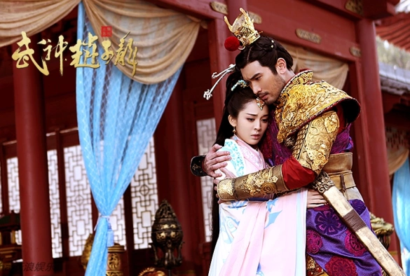 Кадр из дорамы Бог войны Чжао Юнь