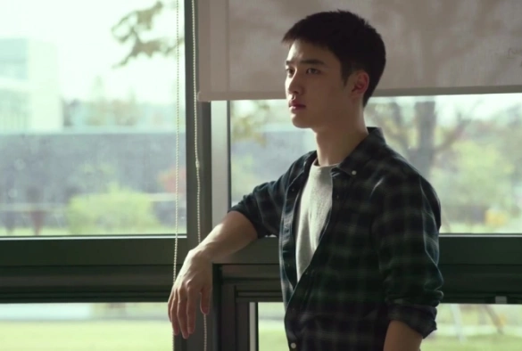 Кадр из дорамы Будь позитивным