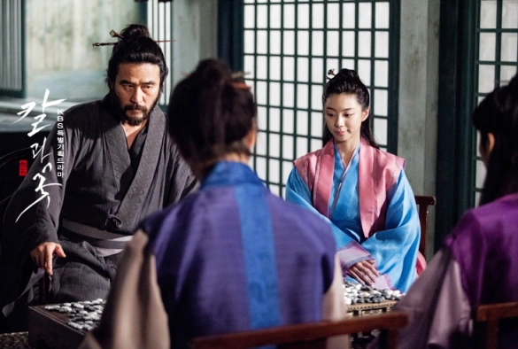 Кадр из дорамы Клинок и лепесток