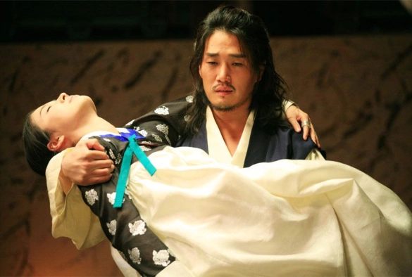 Кадр из дорамы Хван Чжин И