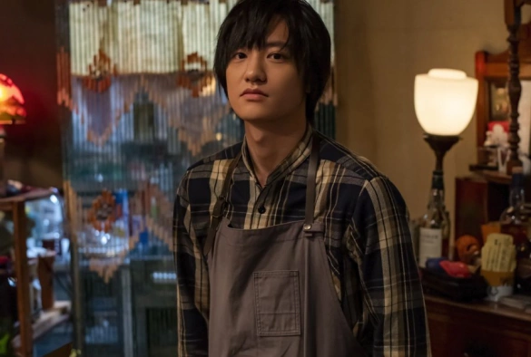 Кадр из дорамы Бар трёх звезд в Ниси-Огикубо