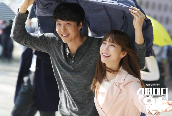 Кадр из дорамы Суперпапочка