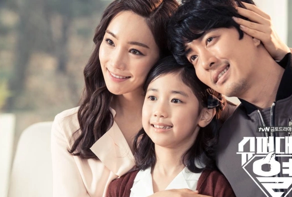 Кадр из дорамы Суперпапочка