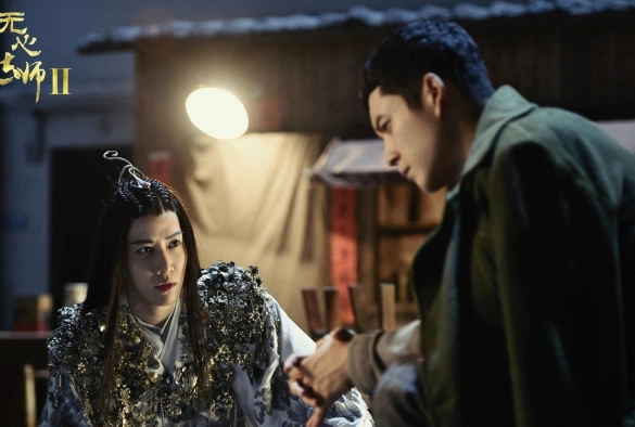 Кадр из дорамы У Синь, изгоняющий демонов 2 сезон