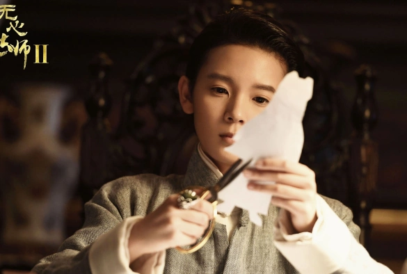 Кадр из дорамы У Синь, изгоняющий демонов 2 сезон