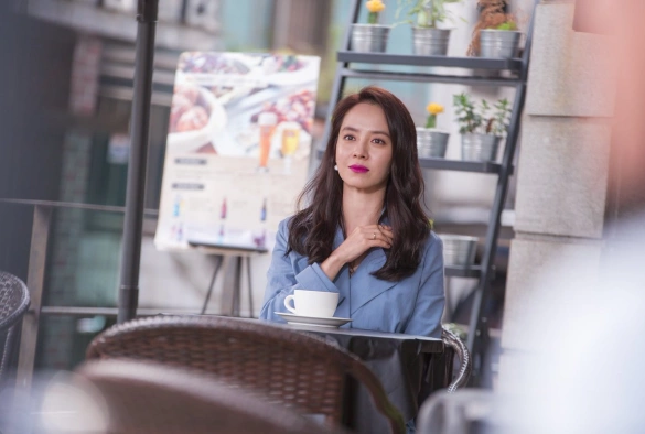 Кадр из дорамы На этой неделе у моей жены роман