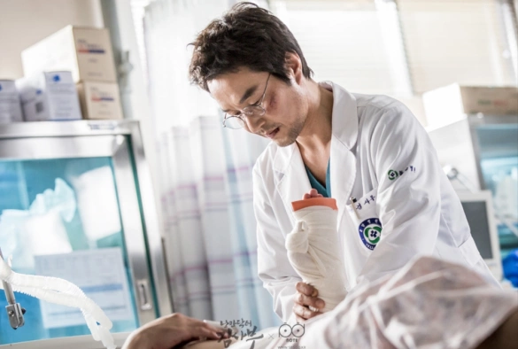 Кадр из дорамы Учитель Ким — доктор-романтик