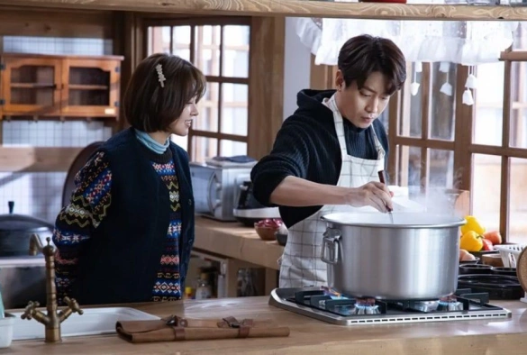 Кадр из дорамы Чудачка и шеф-повар Мун