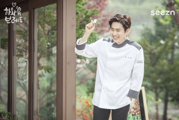 Кадр из дорамы Как поживаешь, хлеб?