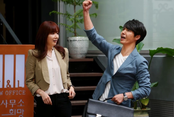 Кадр из дорамы Ни за что не проиграю