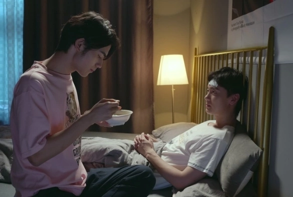 Кадр из дорамы Будни с соседом-злодеем