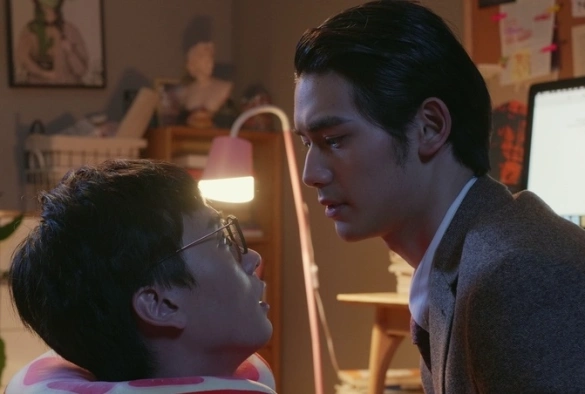 Кадр из дорамы Будни с соседом-злодеем