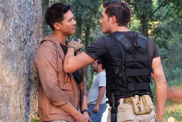 Кадр из дорамы Клин клином