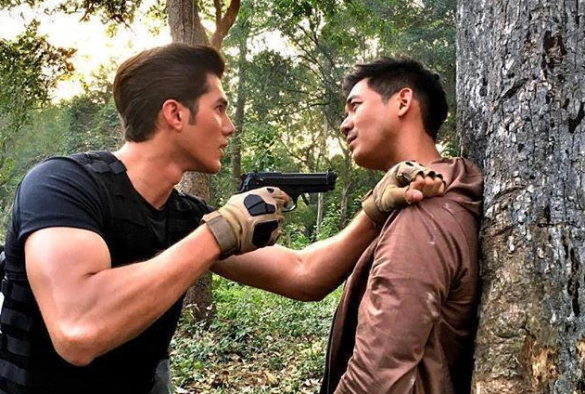 Кадр из дорамы Клин клином