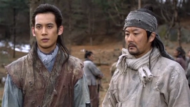 Кадр из дорамы Охотники на рабов