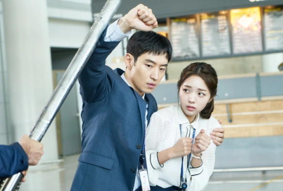 Кадр из дорамы Там, куда падают звёзды