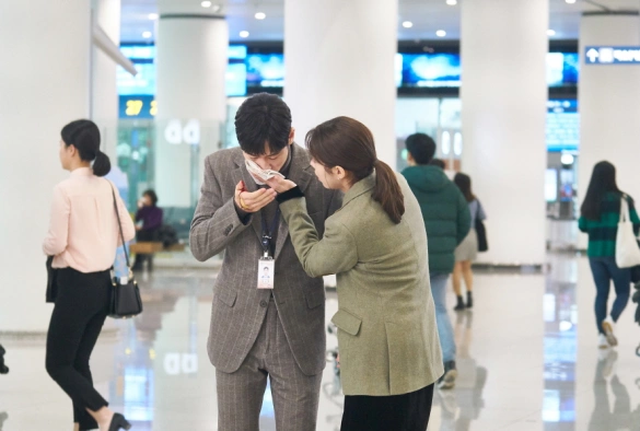 Кадр из дорамы Там, куда падают звёзды