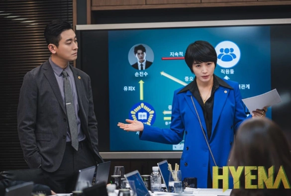 Кадр из дорамы Гиена