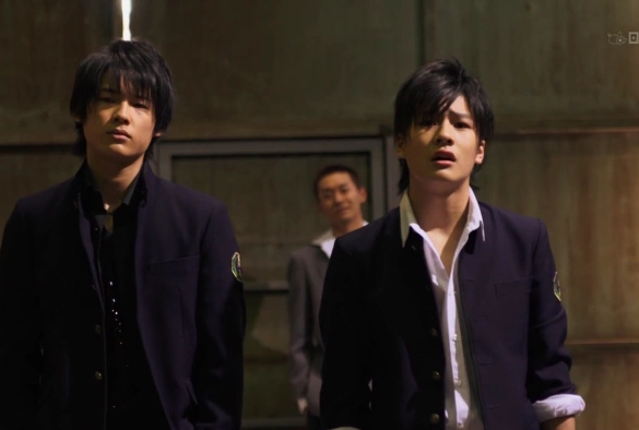 Кадр из дорамы Старшая школа Бакалея