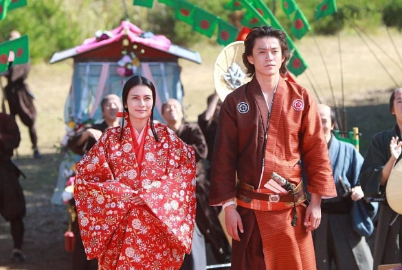 Кадр из дорамы Спектакль Нобунаги