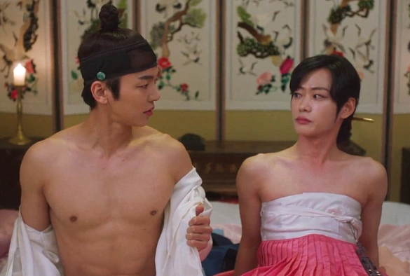 Кадр из дорамы Свадебная церемония учёного Рю