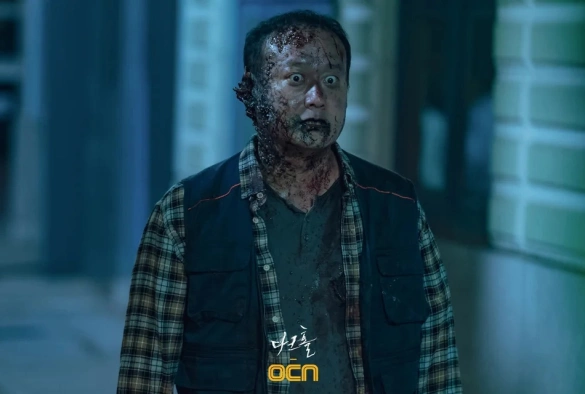 Кадр из дорамы Тёмная дыра