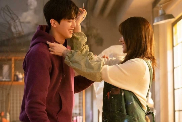 Кадр из дорамы Я знаю, но...