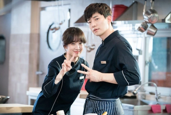 Кадр из дорамы Вок любви