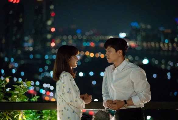 Кадр из дорамы Вок любви