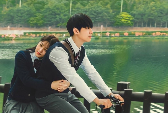 Кадр из дорамы День рождения в печали