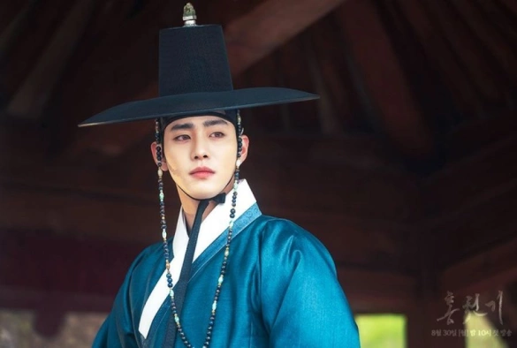 Кадр из дорамы Алые небеса