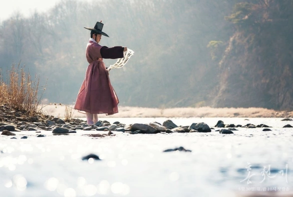 Кадр из дорамы Алые небеса