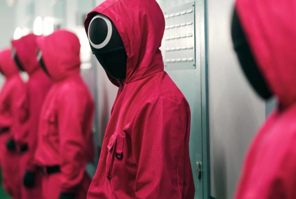 Кадр из дорамы Игра в кальмара 1 сезон