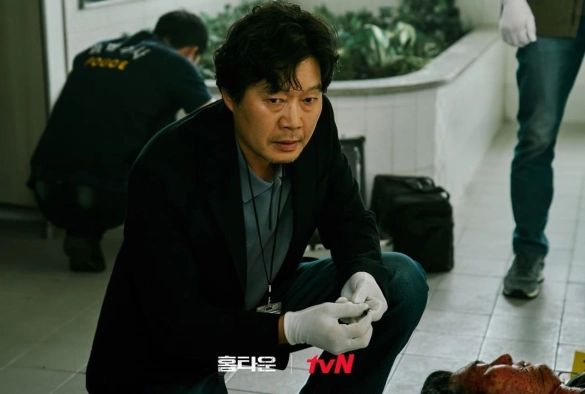 Кадр из дорамы Родной город