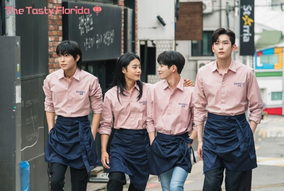 Кадр из дорамы Ресторан Флорида