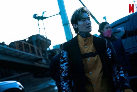 Кадр из дорамы Во имя мести