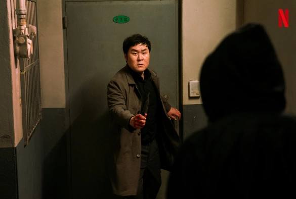 Кадр из дорамы Во имя мести