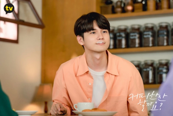 Кадр из дорамы Как насчёт чашечки кофе?