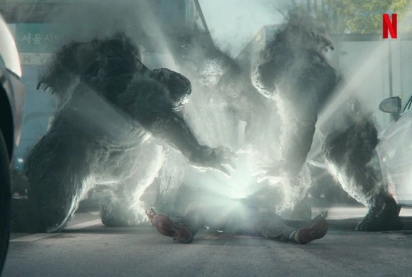 Кадр из дорамы Зов ада 1 сезон